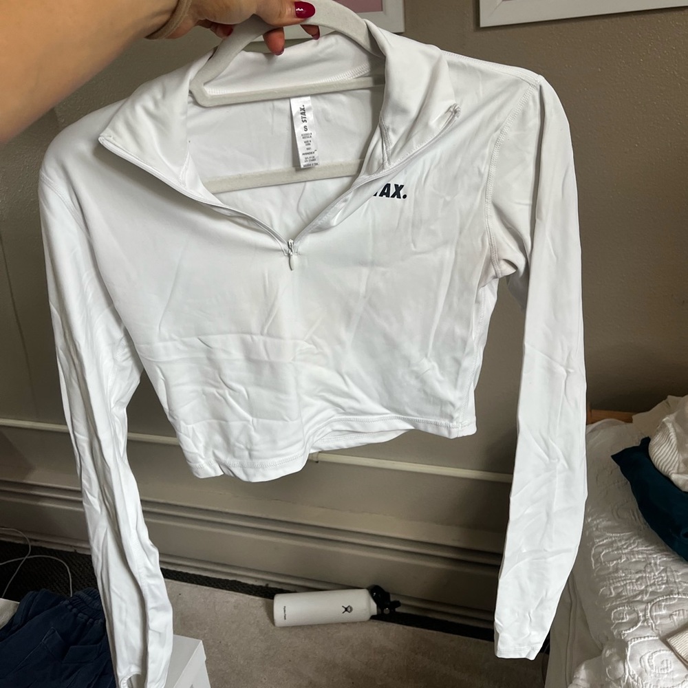 STAX half zip athletic top